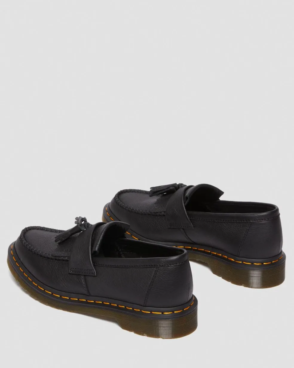 Adrian Women's Virginia Leather Tassel Loafers in Black