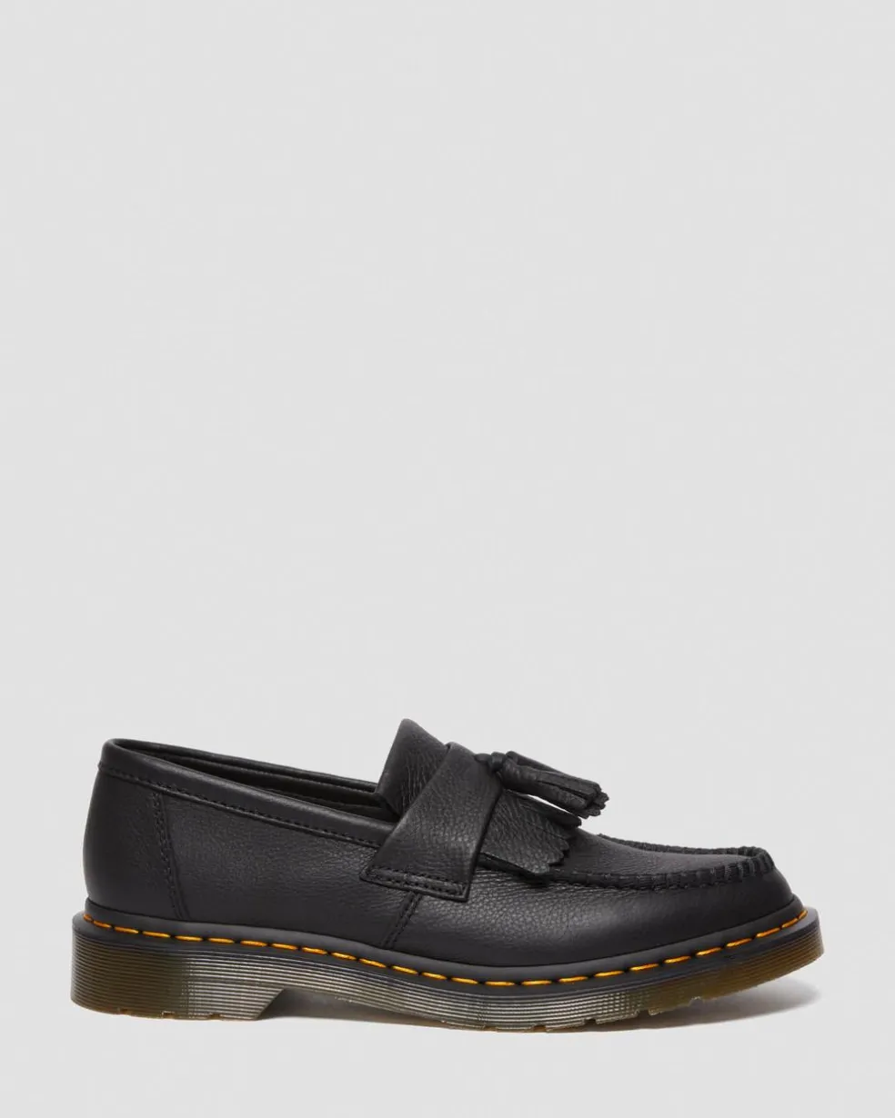 Adrian Women's Virginia Leather Tassel Loafers in Black