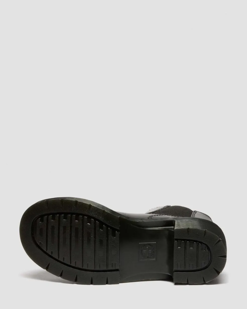 Alderstone Orleans Leather Chelsea Boots in Black