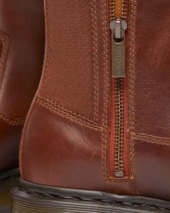 Amaayah Knee High Leather Boots in Butterscotch