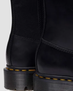 Amaayah Knee High Leather Boots in Black