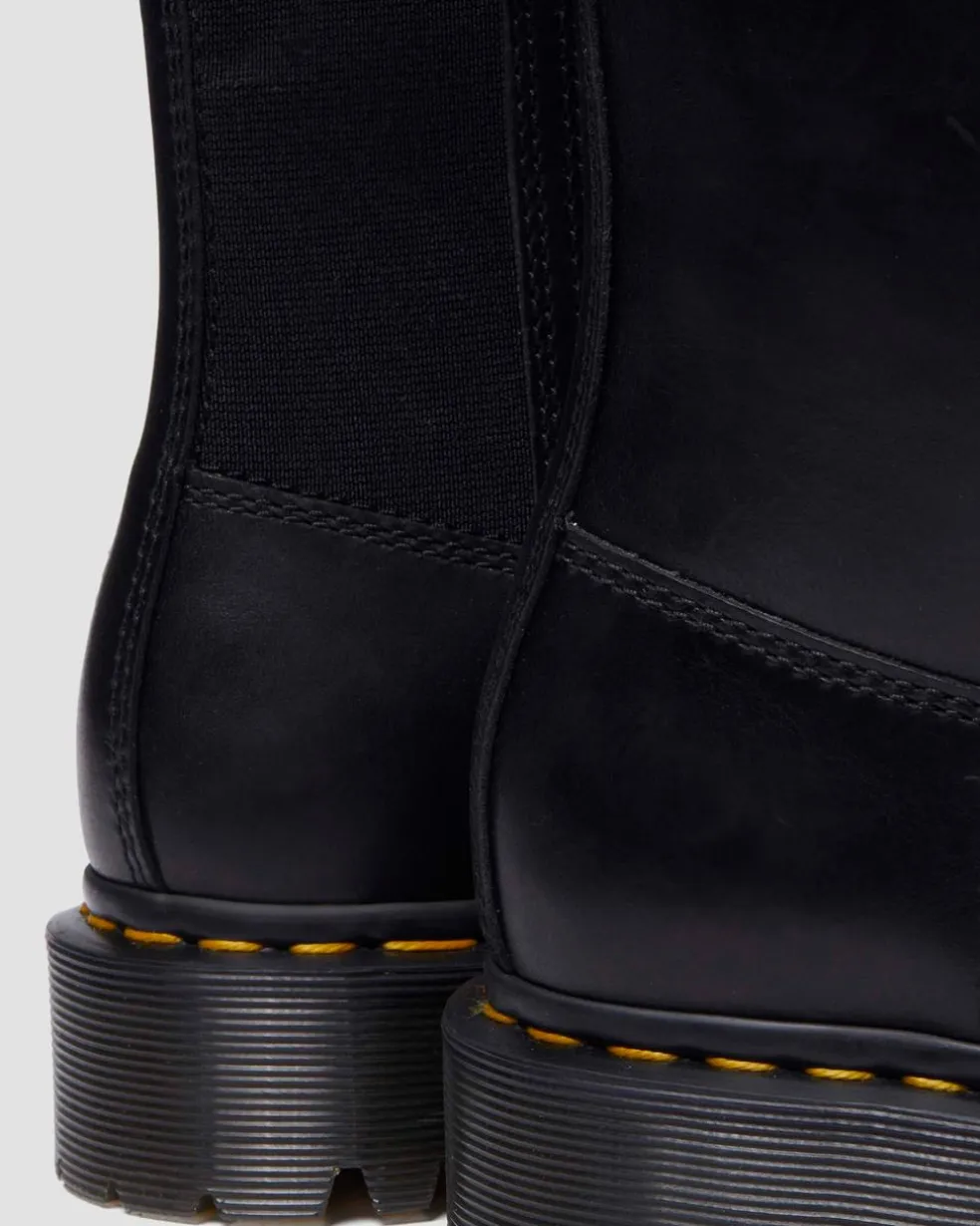 Amaayah Knee High Leather Boots in Black