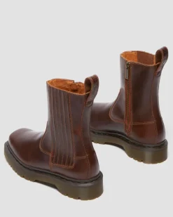 Amaayah Lo Leather Boots in Butterscotch