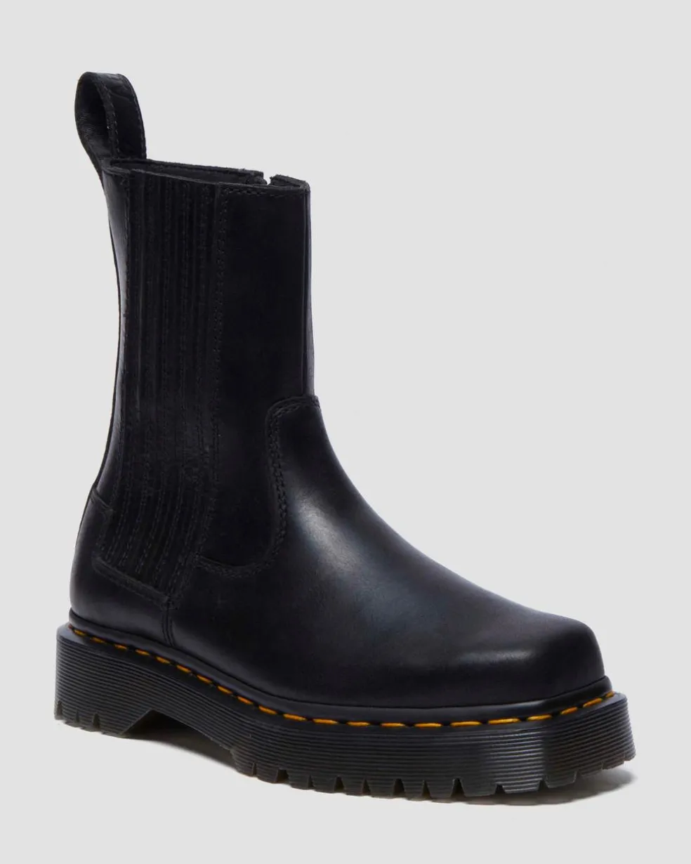 Amaayah Lo Leather Boots in Black