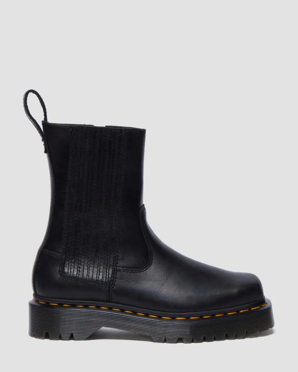 Amaayah Lo Leather Boots in Black
