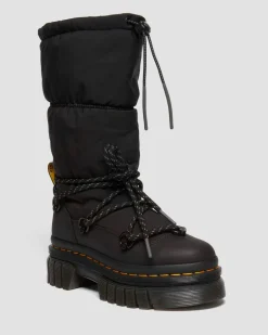 Audrick Hi Puffer Boots in Black