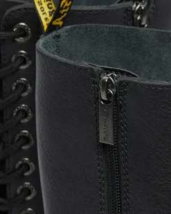 1B60 Bex Pisa Leather Knee High Boots in Black