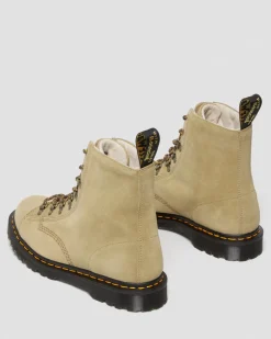 Barton Made in England Suede Boots in Sand