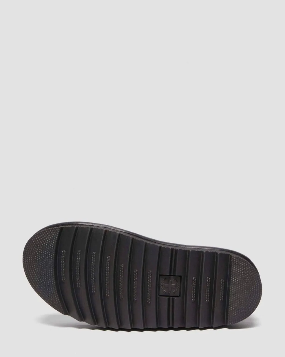 Blaire Athena leather strap sandals in Black