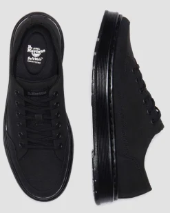 Brookline Canvas Casual Shoes in Black Canvas