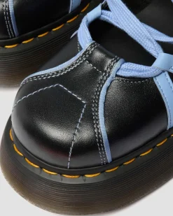 Buzz Ballerina Gloss Leather Shoes in Black