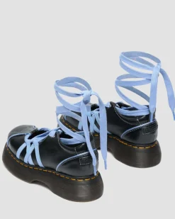 Buzz Ballerina Gloss Leather Shoes in Black