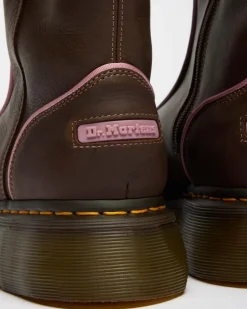 Buzz Hi Wyoming Leather Boots in Dark Brown
