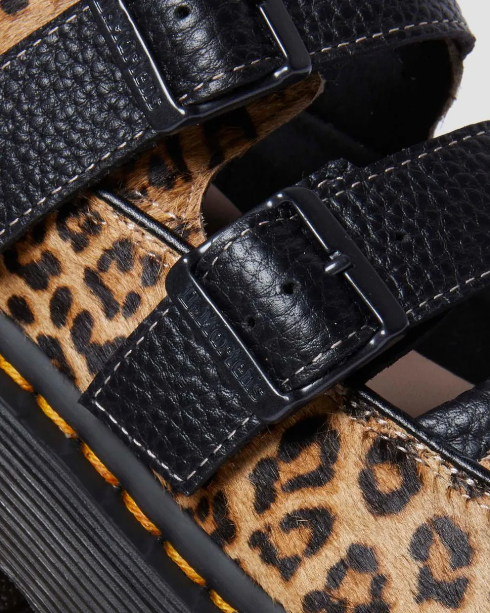 Buzz leopard Mary Jane shoes in Light Tan