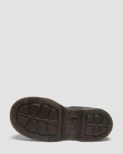 Buzz milled nappa leather Mary Jane shoes in Black Milled Nappa