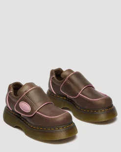 Buzz Strap Wyoming Shoes in Dark Brown