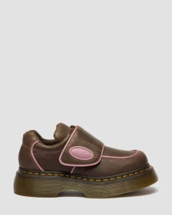 Buzz Strap Wyoming Shoes in Dark Brown
