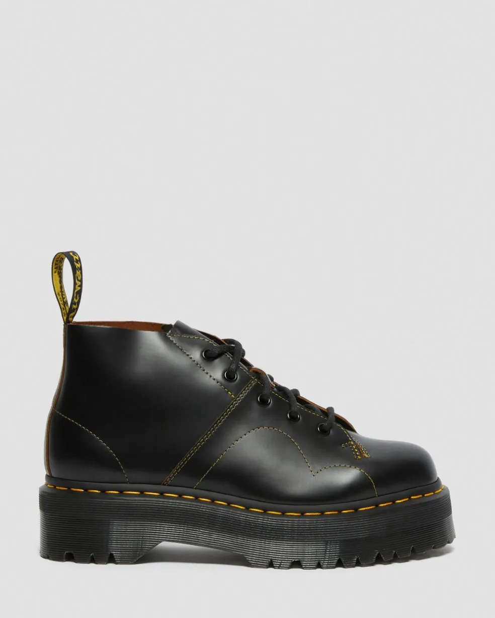 Church Platform Monkey Boots in Black