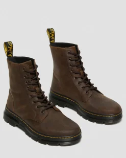Combs Crazy Horse Leather Casual Boots in Brown