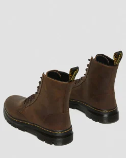 Combs Crazy Horse Leather Casual Boots in Brown
