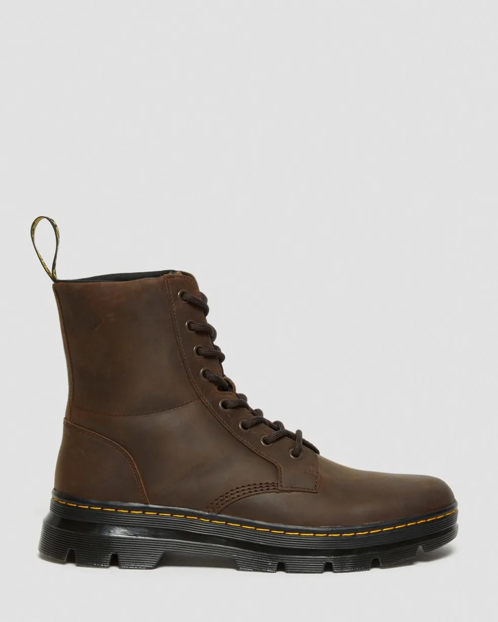 Combs Crazy Horse Leather Casual Boots in Brown