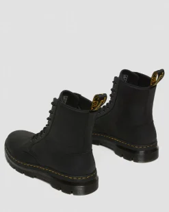 Combs Leather Casual Boots in Black