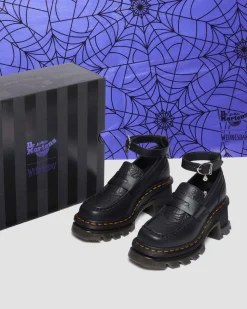 CORRAN WEDNESDAY HEELED LOAFERS in Black