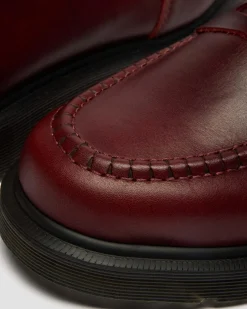 Delapre Penny Loafers in Burgundy
