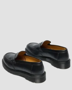 Delapre Penny Loafers in Black