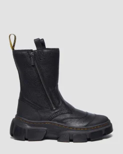 DMXL Rigger leather boots in Black