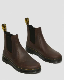 Embury Crazy Horse Leather Casual Boots in Brown