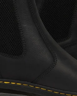 Embury Leather Casual Chelsea Boots in Black