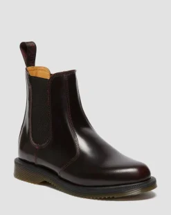 Flora Arcadia Chelsea Boots in Cherry Red Arcadia