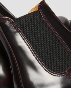 Flora Arcadia Chelsea Boots in Cherry Red Arcadia