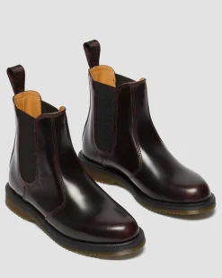 Flora Arcadia Chelsea Boots in Cherry Red Arcadia