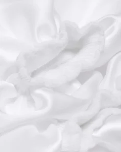 Frill Organic Cotton Blend Socks in White