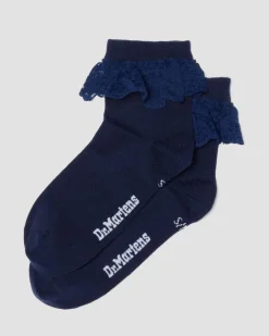 Frill Organic Cotton Blend Socks in Midnight Blue