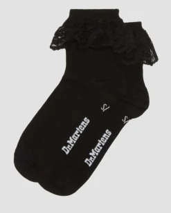 Frill Organic Cotton Socks in Black