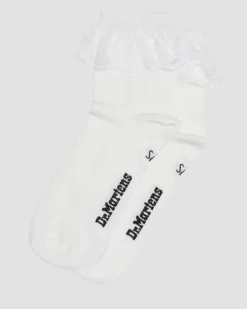 Frill Organic Cotton Socks in White