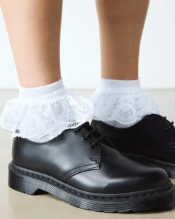 Frill Organic Cotton Socks in White