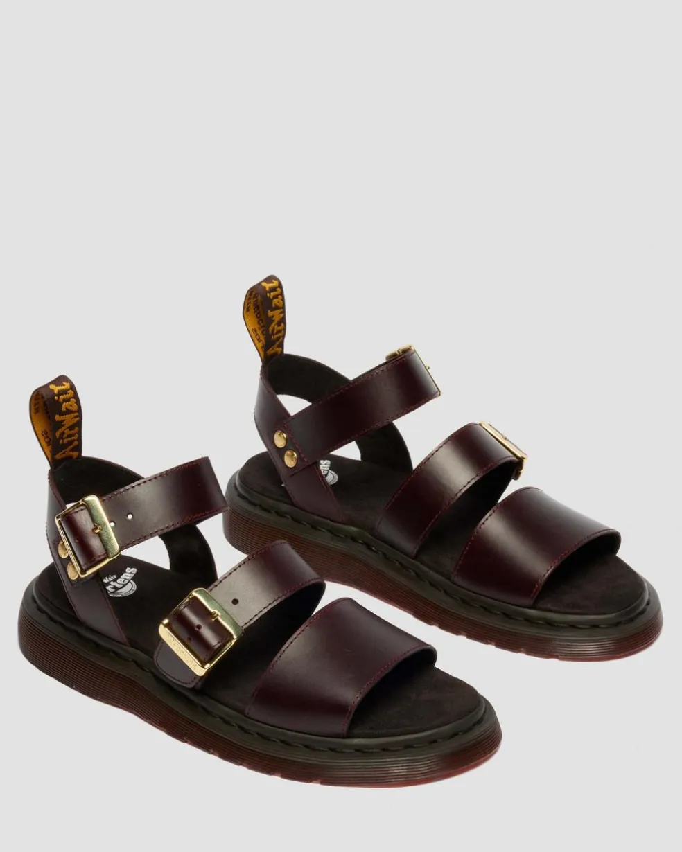 Gryphon Atlas Leather Gladiator Sandals in Charro