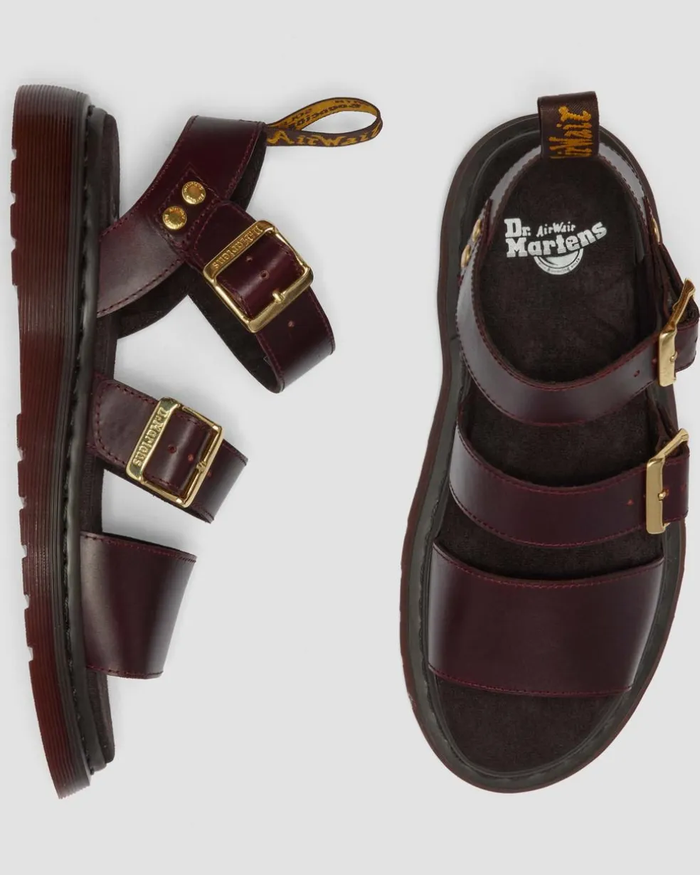 Gryphon Atlas Leather Gladiator Sandals in Charro