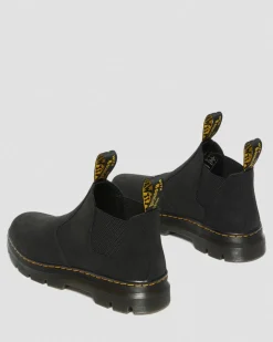 Hardie II Leather Chelsea Work Boots in Black