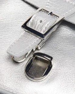 Heart Shaped Milled Metallic Backpack