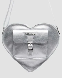Heart Shaped Milled Metallic Backpack