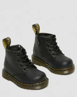 Infant 1460 Softy T Leather Lace Up Boots in Black