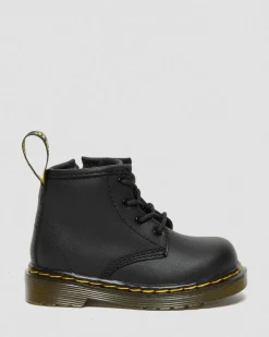 Infant 1460 Softy T Leather Lace Up Boots in Black