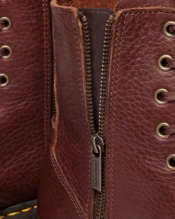 Jadon Ambassador Soft Leather Platorm Boots in Cashew