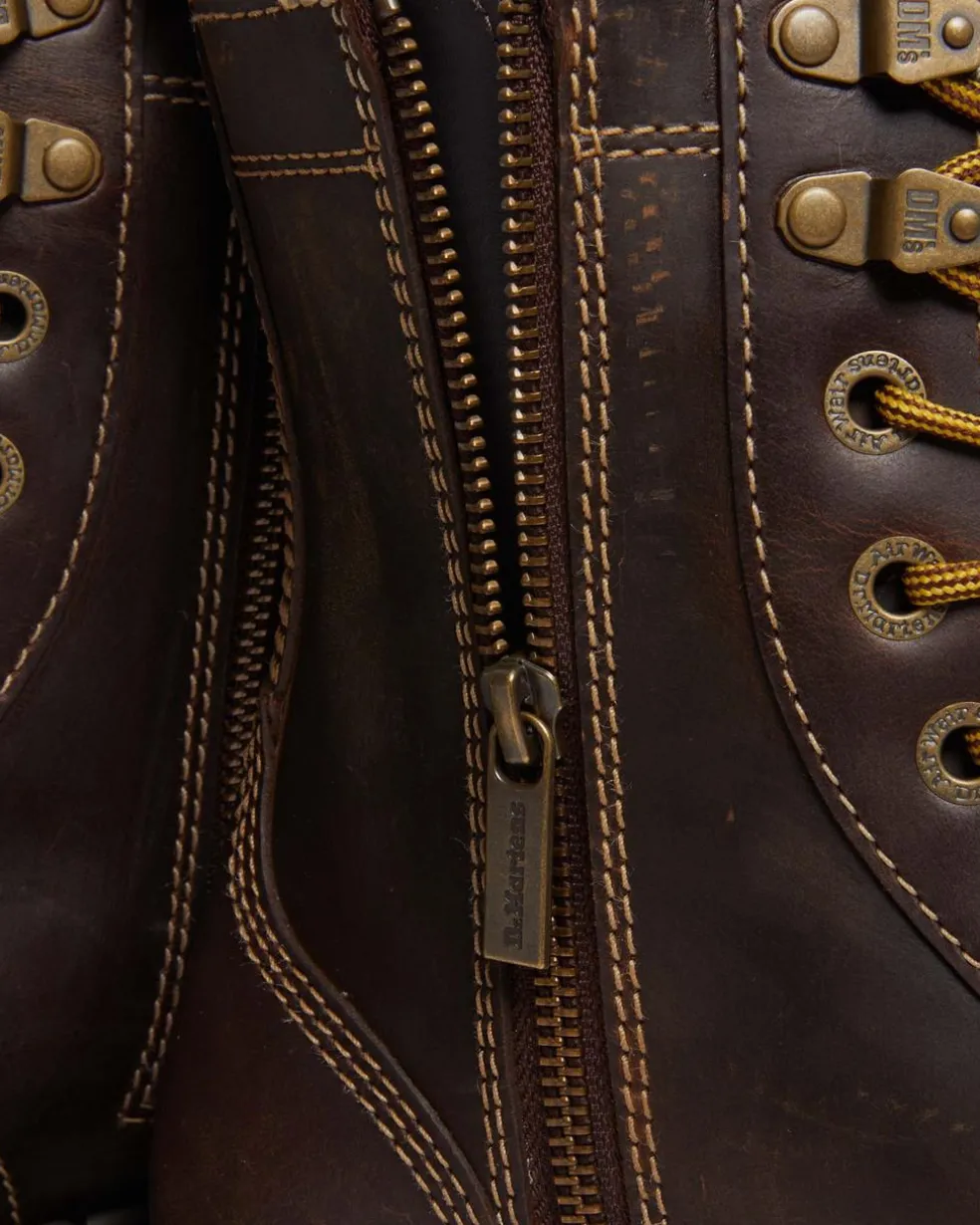 Jadon Boot Arc Crazy Horse Platforms in Brown