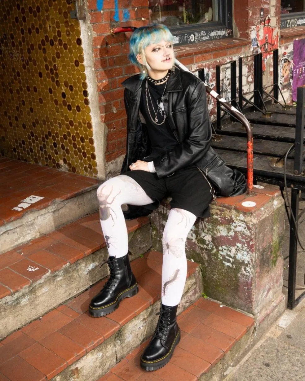 Jadon Boot Smooth Leather Platforms in Black